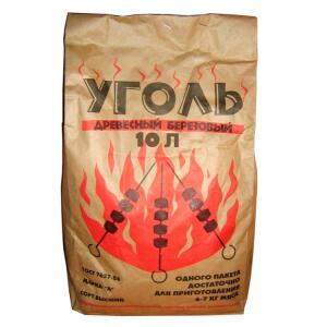 Уголь древесный березовый 10л Алтай