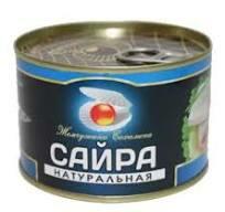 Сайра тихоокеан. натур. 227г ж/б №6 1*24 Жемчужина Сахалина