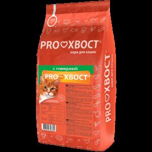Сухой корм для кошек Прохвост "Говядина", 10кг