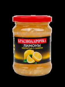 Протертые с сахаром Лимоны Краснодарочка ТУ 280г