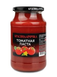 Томатная паста Краснодарочка 25% 1000гр ст/б твист 1*6