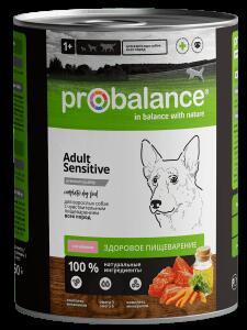 Консервированный корм для собак Probalance "Sensitive", 850г