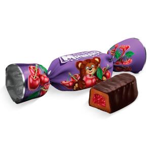 Конфеты Мишаня с вишневым джемом 1,5кг