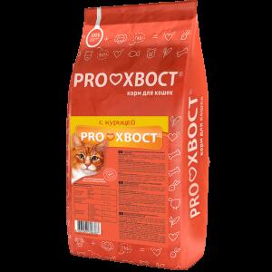 Сухой корм для кошек Прохвост "Курица", 10кг