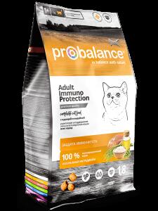 Probalance Immuno д/взр.кош. с курицей и индейкой, 1,8кг