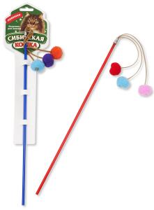 Дразнилка Сибирская Кошка с 3-мя шариками